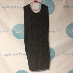 Shawl Sleeve Shimmer Bodycon
